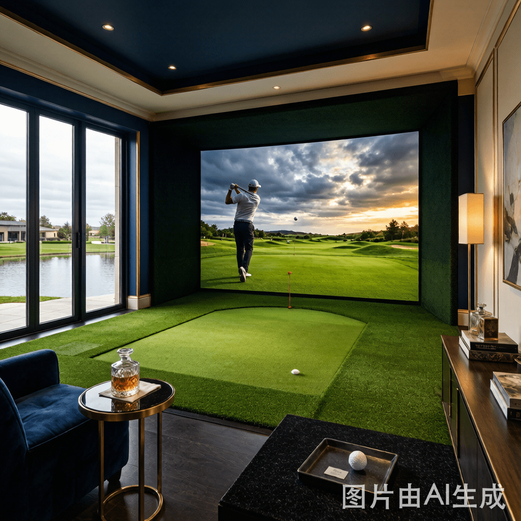 衡泰信室内高尔夫模拟器 — 悠竹智能高尔夫体验