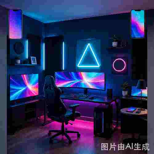 悠竹智能展厅电竞房场景 — 智能灯光氛围