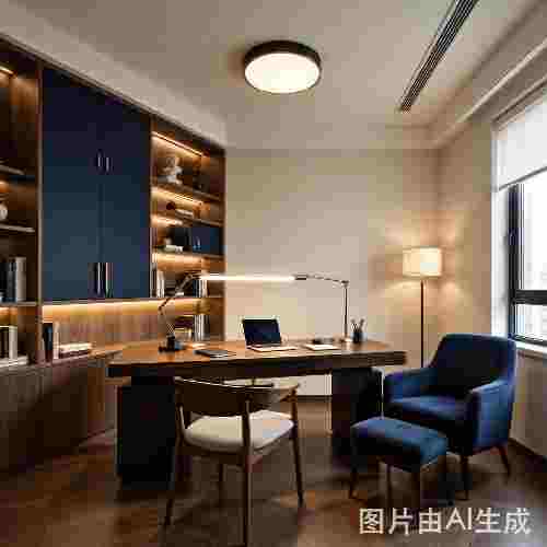 悠竹智能展厅书房场景 — 华为全屋智能办公空间